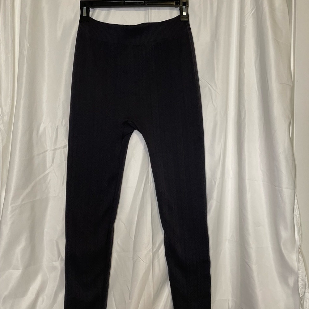 Nautica Dark gray ribbed leggings - Picture 2 of 7